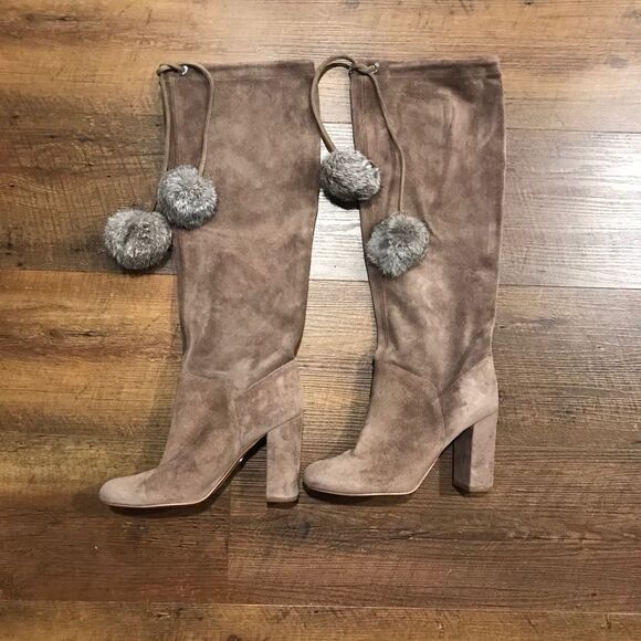 MICHAEL MICHAEL KORS Suede Tall Boots Size 5.5 - Picture 1 of 7
